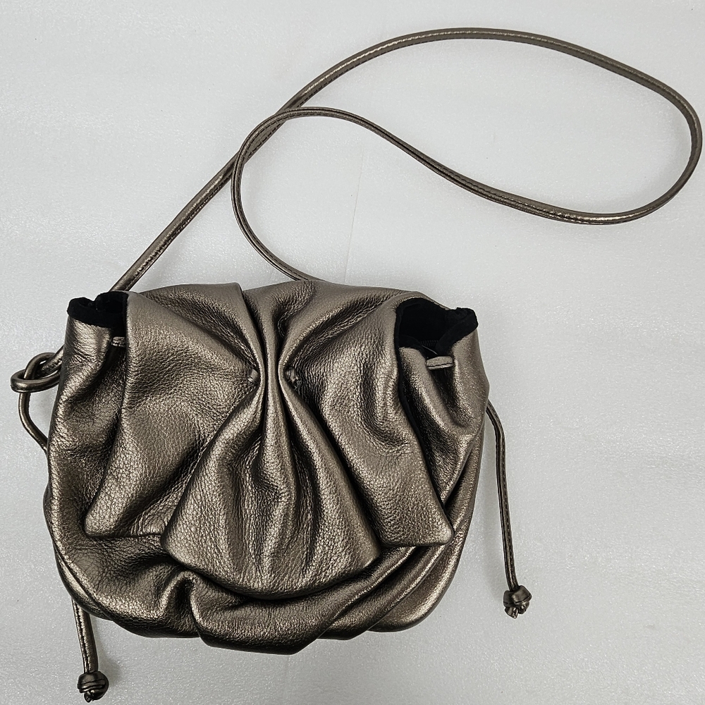 Borrelli leather crossbody purse